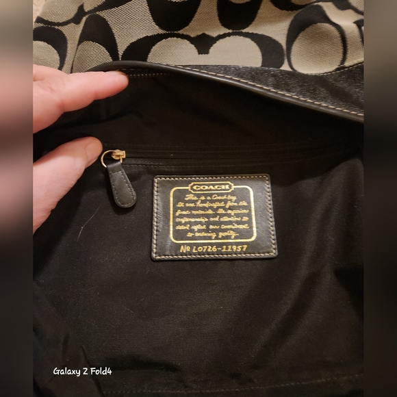 COACH SIGNATURE JACQUARD LEGACY Shoulder bag - Picture 9 of 11